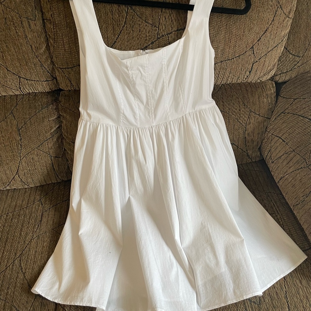 Forever 21 Beautiful White Cotton mini dress.